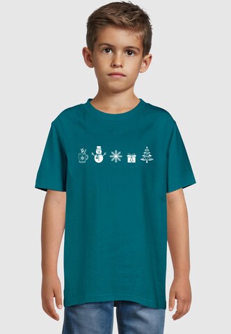 Merchcode Shirt in Grün: Vorderseite