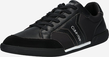 Calvin Klein - Zapatillas deportivas bajas en negro: frente