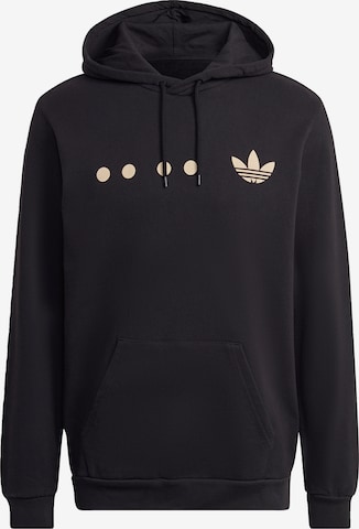 Bluză de molton 'Reclaim Logo' de la ADIDAS ORIGINALS pe negru: față