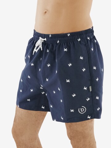 bugatti Zwemshorts ' Lewin ' in Blauw