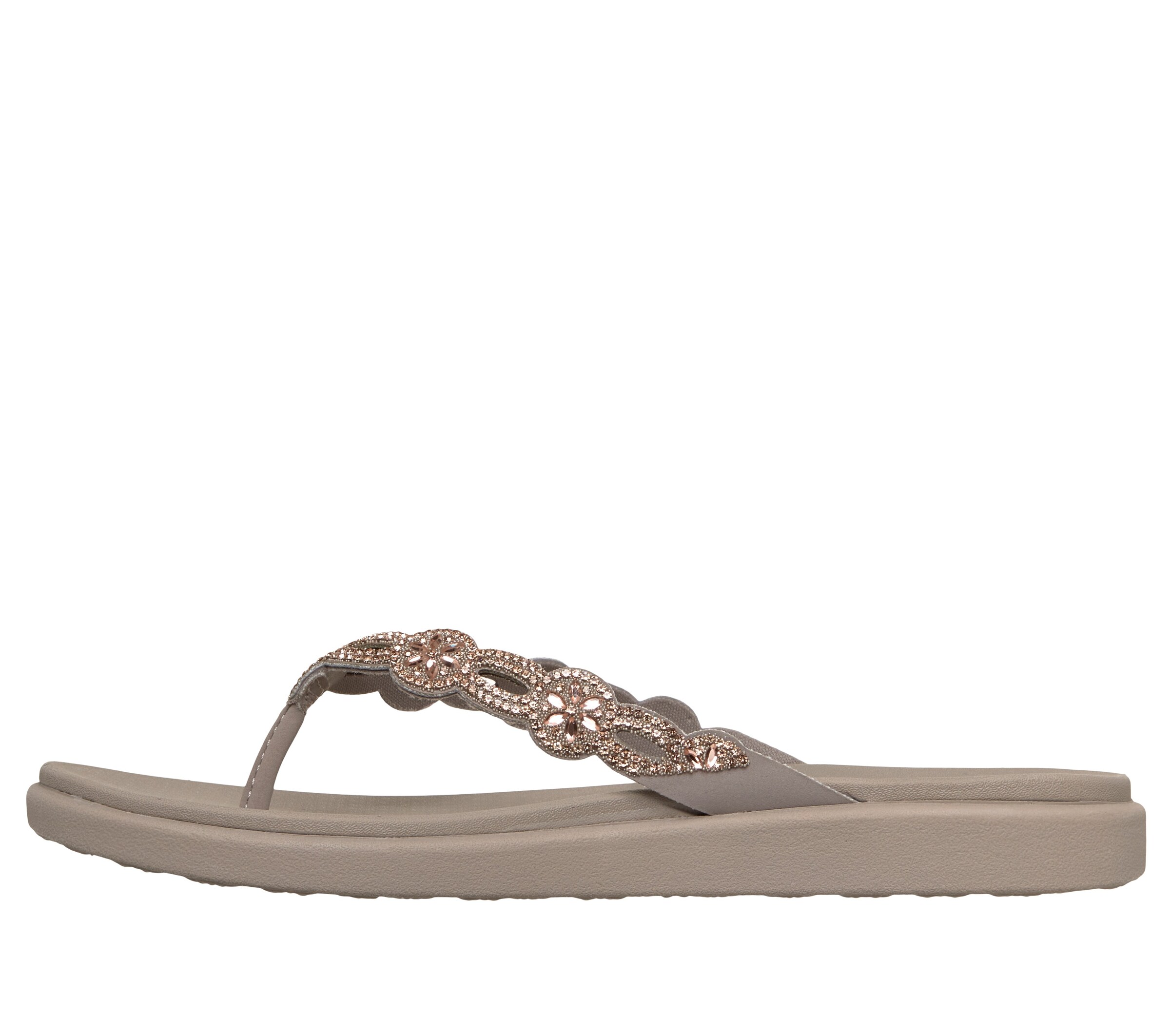 SKECHERS T-Bar Sandals in Brown