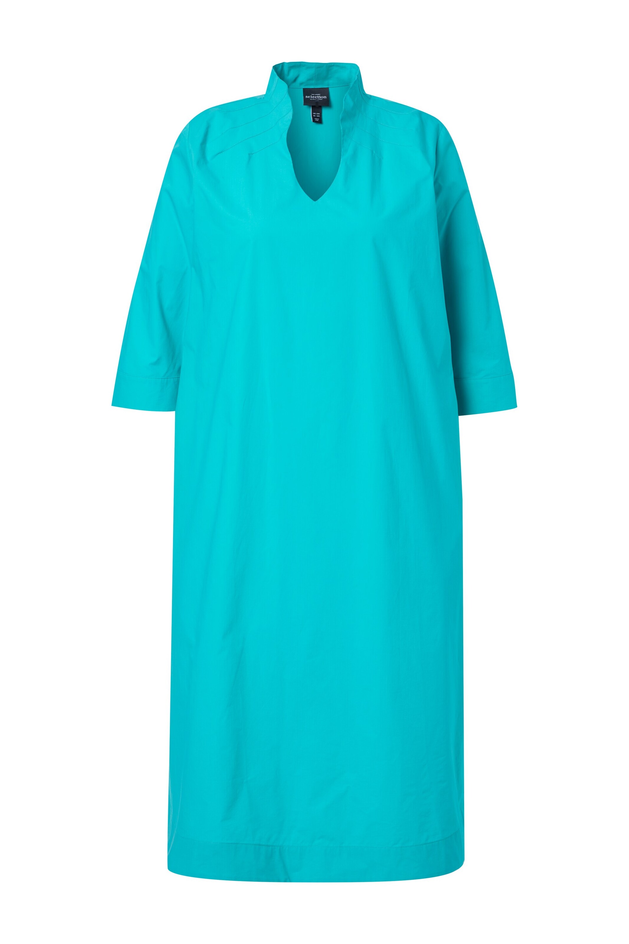 Ulla Popken Shirt dress in Cyan blue, Item view