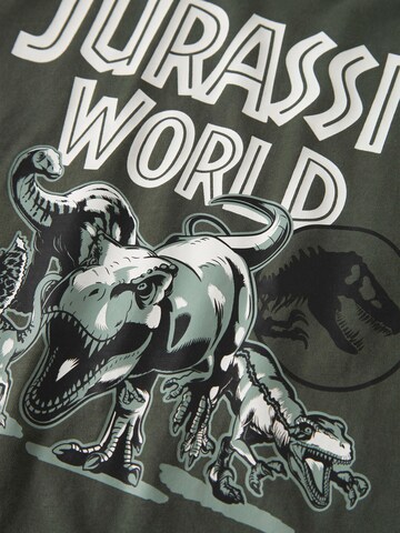 TWO SOON Shirts 'Jurassic World' i grøn