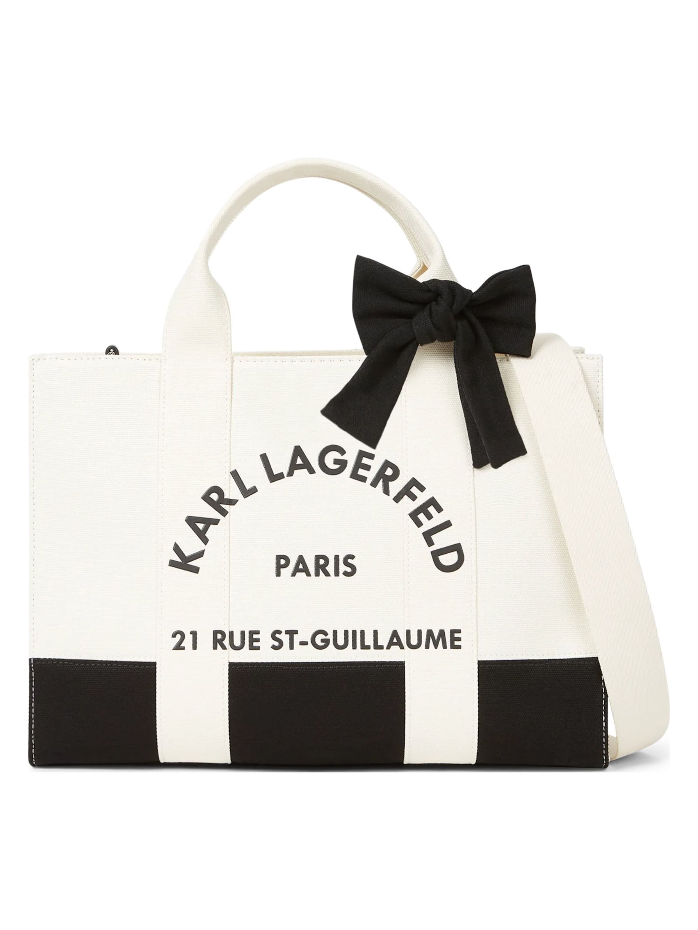 Karl Lagerfeld Nákupní taška 'Rue St-Guillaume' – bílá: přední strana