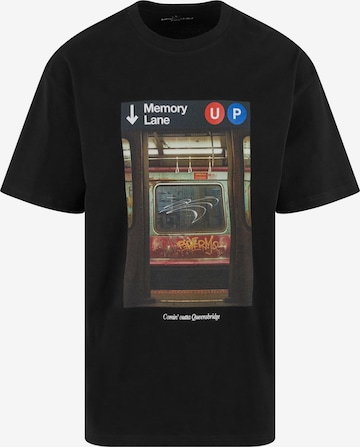 MT Upscale Shirt 'Memory Lane' in Schwarz: Vorderseite