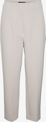 VERO MODA Pleated Pants in Silver: front