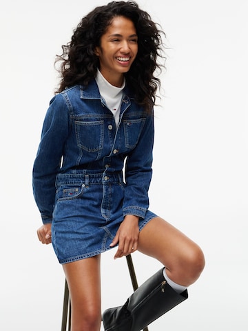Rochie tip bluză 'ARCHIVE' de la Tommy Jeans pe albastru: față
