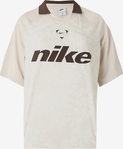 XS dydžio Marškinėliai iš Nike Sportswear, spalva – šokolado spalva / kapučino spalva, Prekių apžvalga
