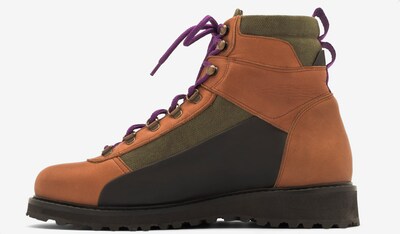 EKN Footwear Kõrged ketsid 'Pine' pruun / khaki / must, Tootevaade