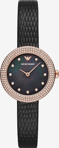 Emporio Armani Analog Watch in Black: front