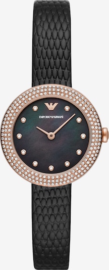 Emporio Armani Uhr in gold / schwarz / silber, Produktansicht