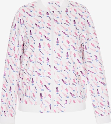 swirly Välikausitakki värissä lila: etupuoli