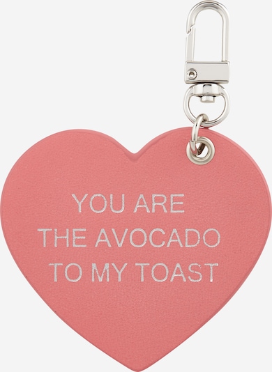 WEAT WE EAT AVOCADO TOAST Porte-clés en gris clair / rose, Vue avec produit
