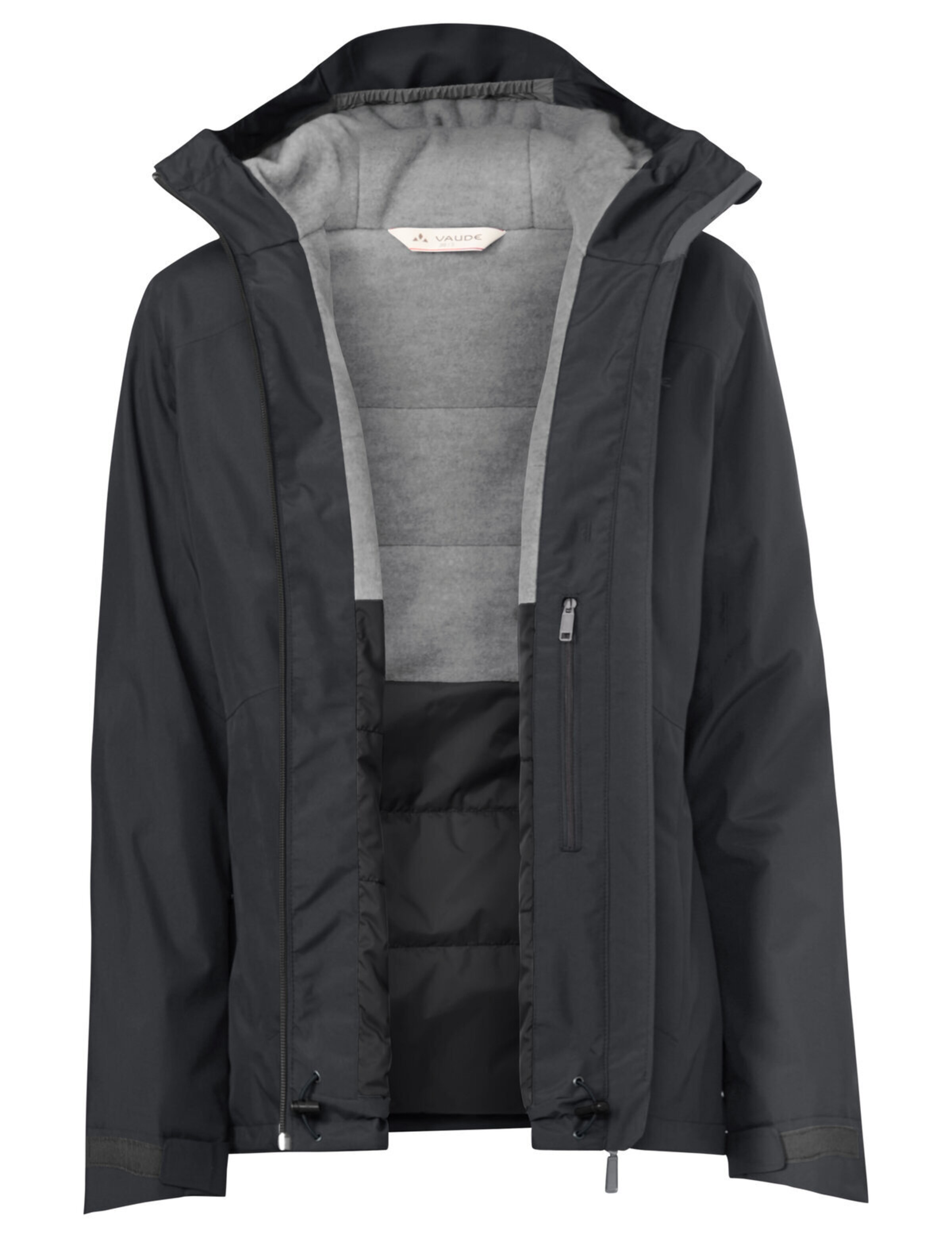 VAUDE Morkon Wool-lined Jacket in Schwarz