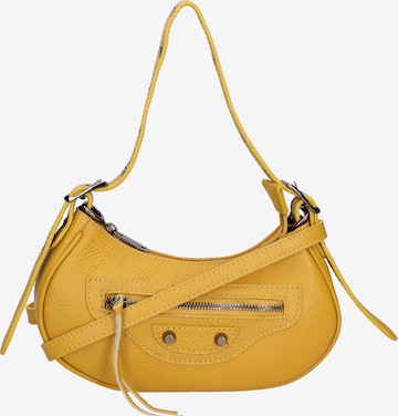 Borsa a spalla di Gave Lux in giallo: frontale