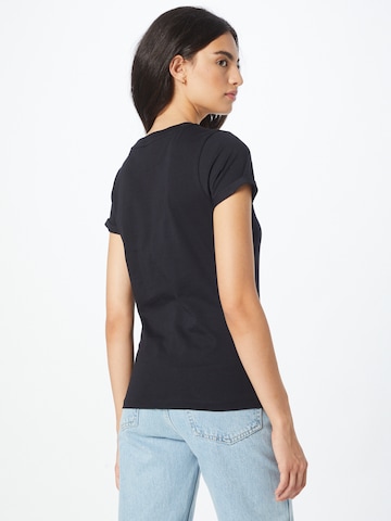 T-shirt 'Slim Tee' HUGO Red en noir