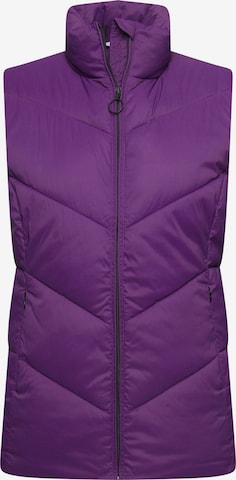 Ulla Popken Weste in Lila: Vorderseite
