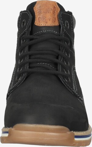 FRETZ MEN Lace-Up Boots in Black