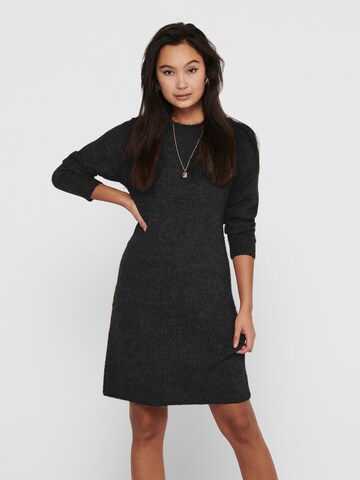ONLY Knitted dress 'Sallie' in Black: front