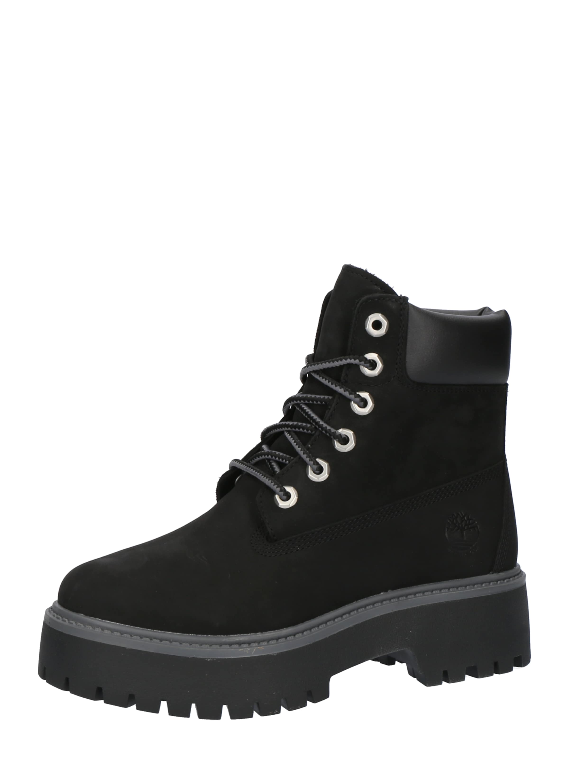 juoda TIMBERLAND Suvarstomieji kulkšnis dengiantys batai &#x27;Stone Street&#x27;: priekis