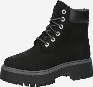 TIMBERLAND Paeltega poolsaabas 'Stone Street', värv must: eest vaates