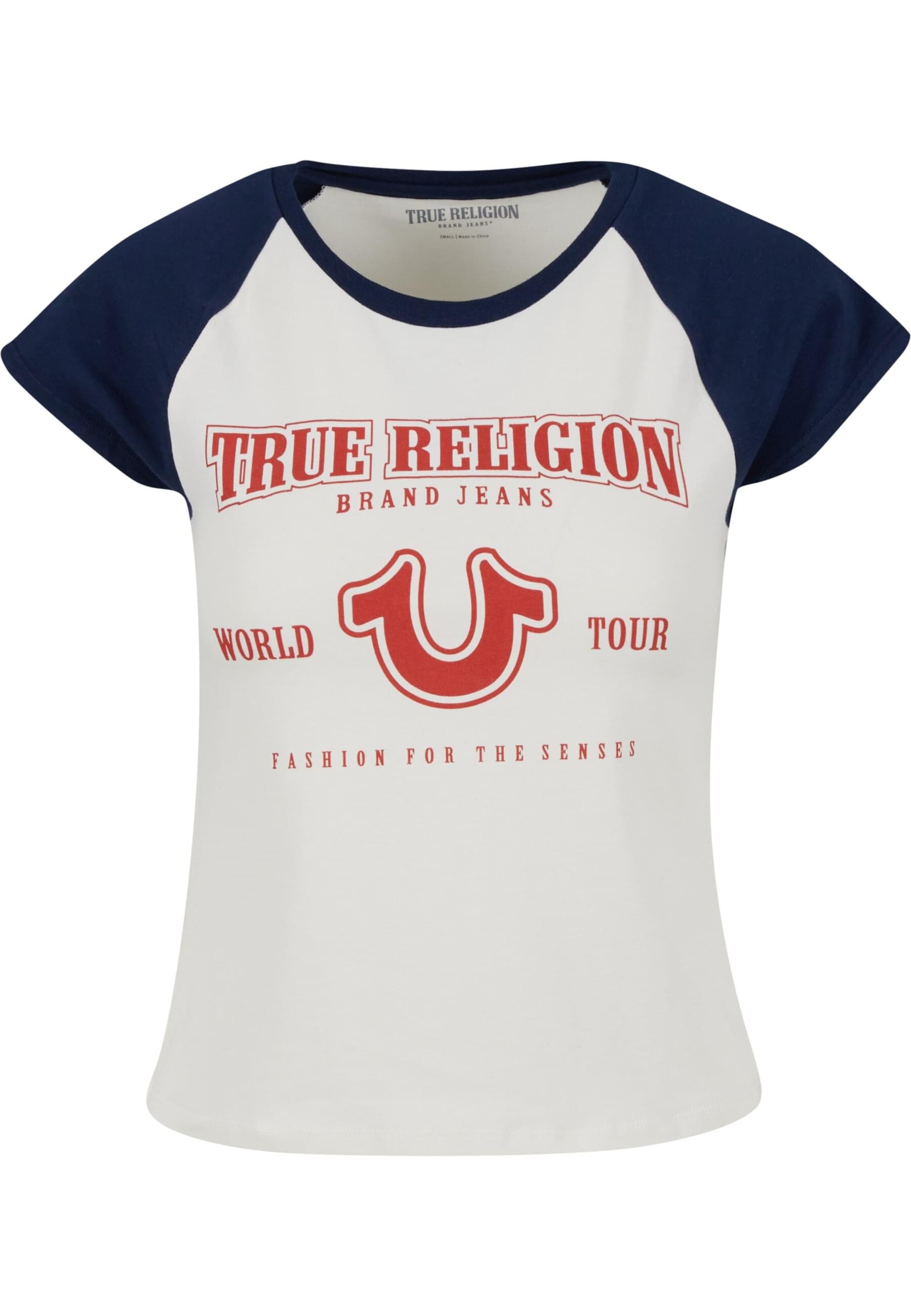 True Religion Футболка в Белый: спереди
