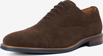 Chaussure à lacets Dune LONDON en marron : devant