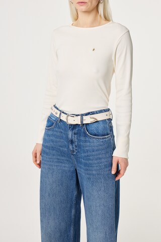 Fabienne Chapot Belt in Beige: front