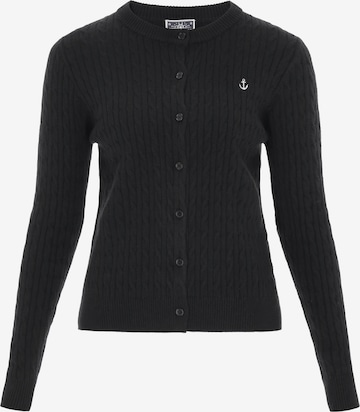 DreiMaster MaritimKardigan - crna boja: prednji dio