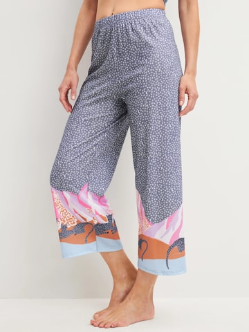 CALIDA Pyjamahose 'Sleep Over M&M'‌‌‌‌‌‌‌‌ in Blau
