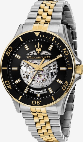 Maserati Analog Watch in Silver: front