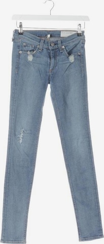 rag & bone Jeans in 24 in Blue: front