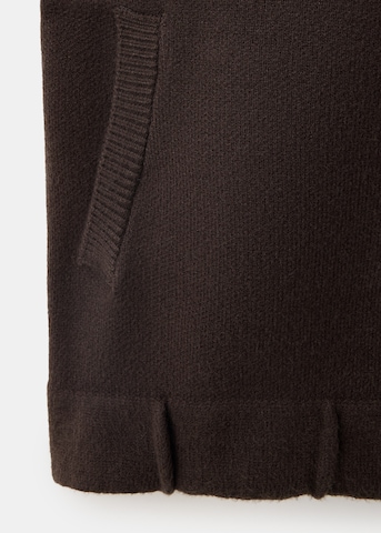 MANGO Between-season jacket 'AVIADOR' in Brown: front