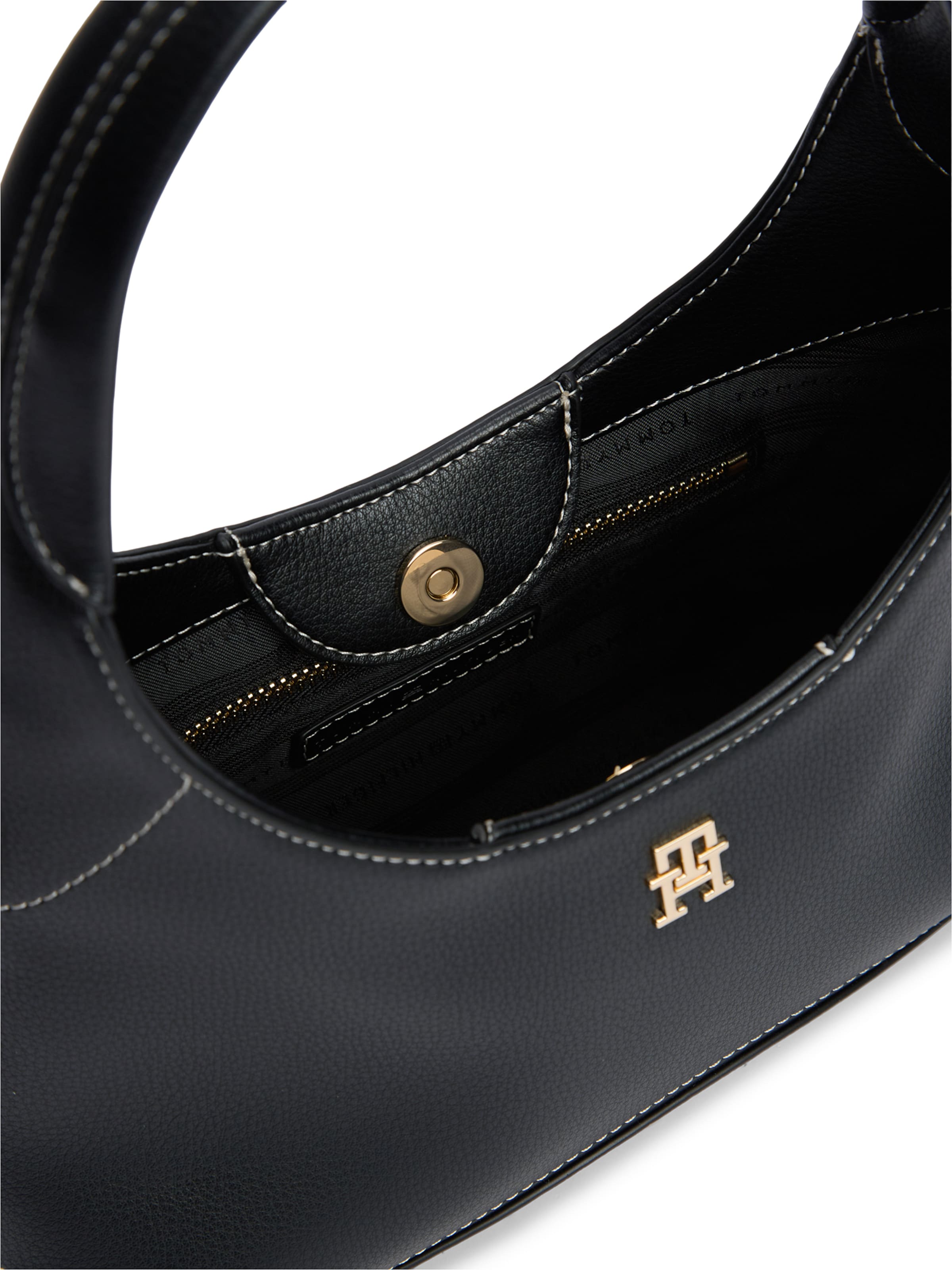 TOMMY HILFIGER Ročna torbica | črna barva