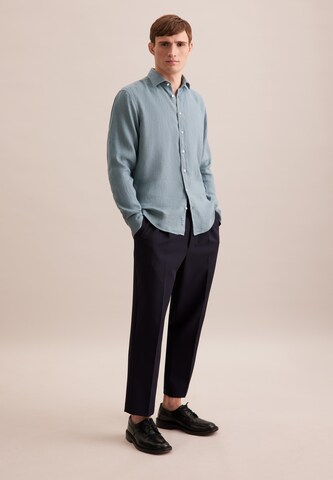 Coupe regular Chemise SEIDENSTICKER en bleu
