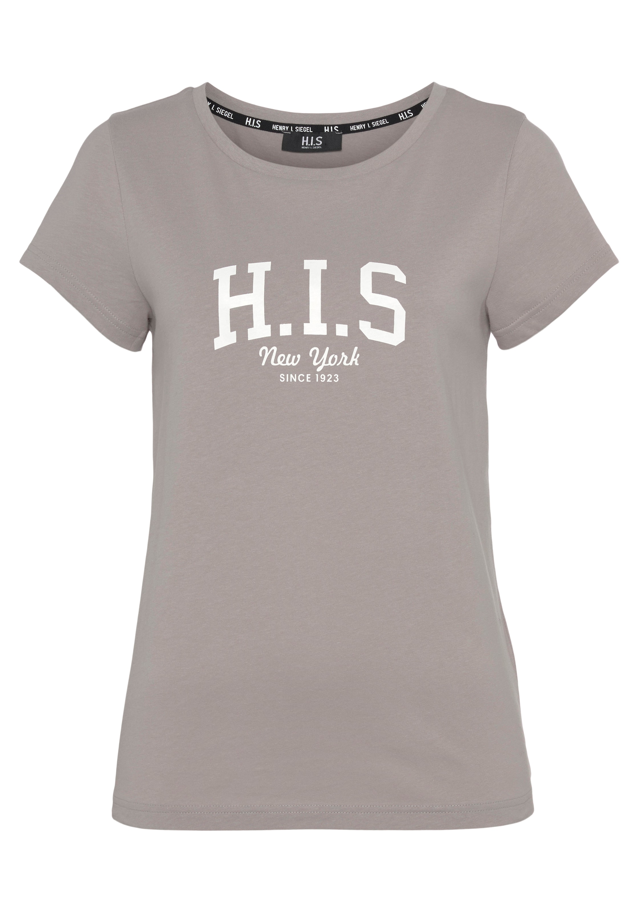 H.I.S Shirt in Grey: front