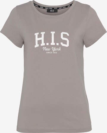 H.I.S Shirt in Grey: front