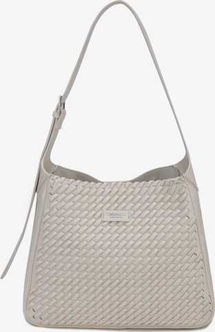Borsa a spalla di Diana&Co. in beige: frontale
