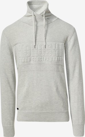Pull-over KOROSHI en blanc : devant