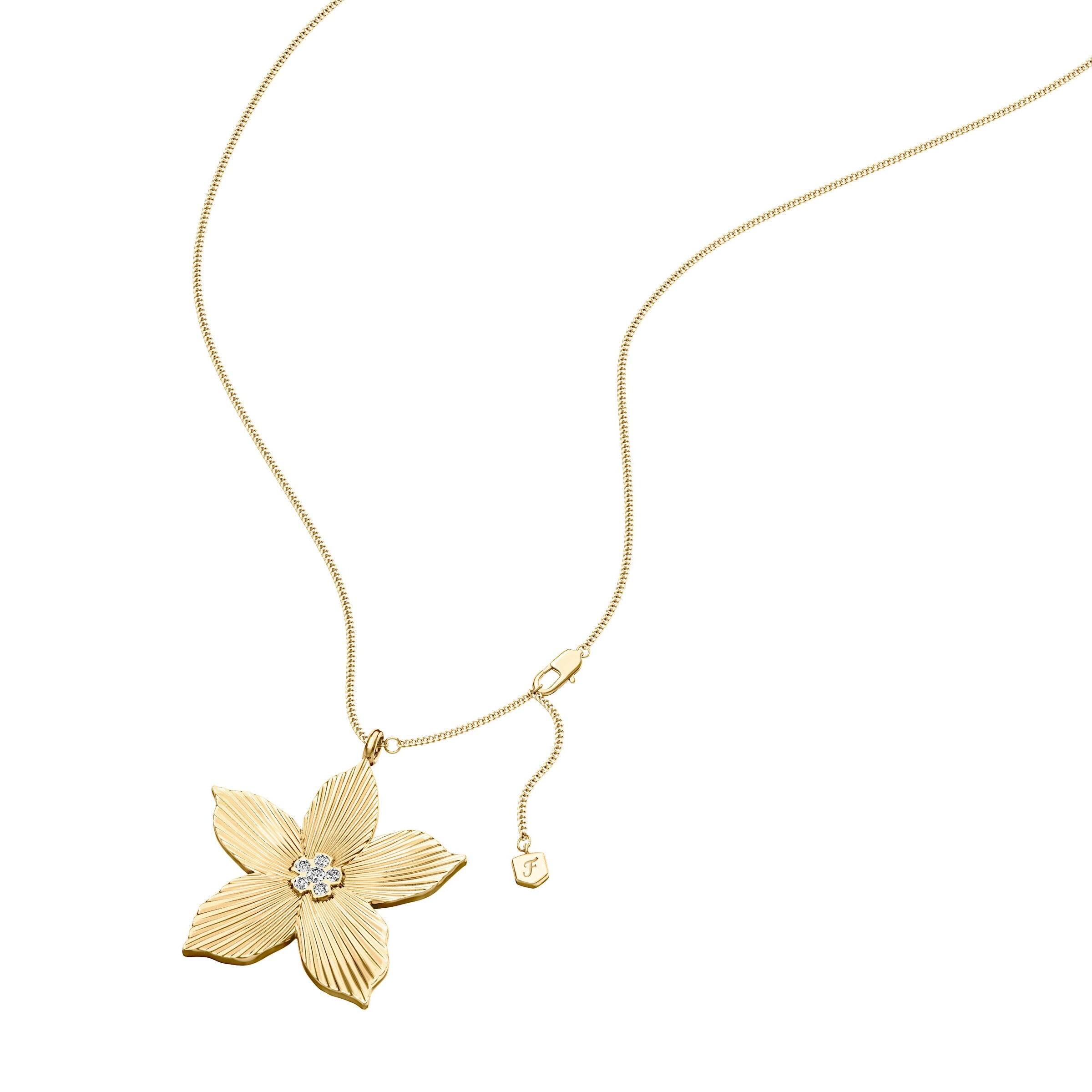 FOSSIL Necklace in Gold