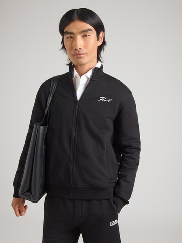 Karl LagerfeldGornji dio trenirke - crna boja: prednji dio