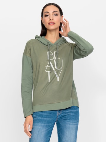 heine - Sudadera en verde: frente