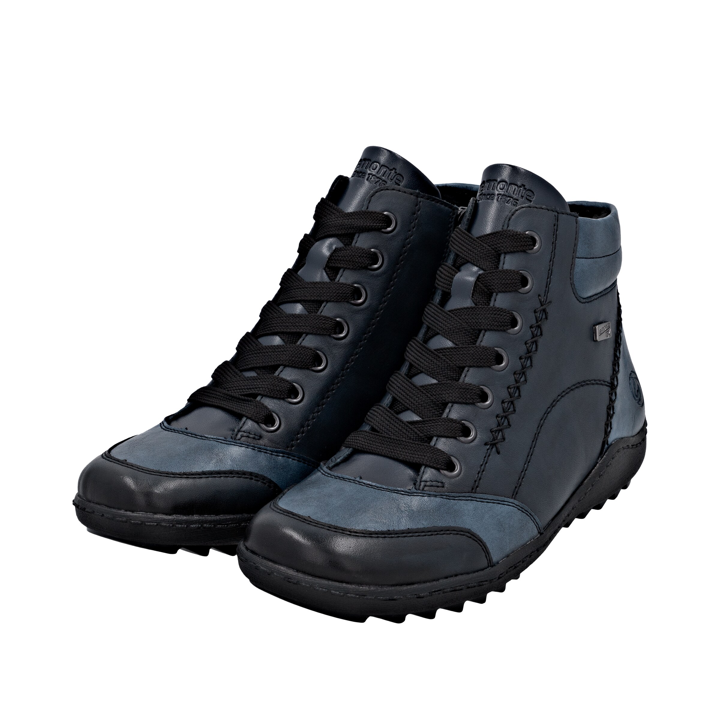 REMONTE Schnürstiefelette in Blau