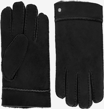 Roeckl Full Finger Gloves 'CLASSIC SILK LAMB' in Black: front