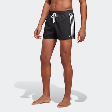 ADIDAS SPORTSWEAR Athletic Swim Trunks 'Clx' in Black: front