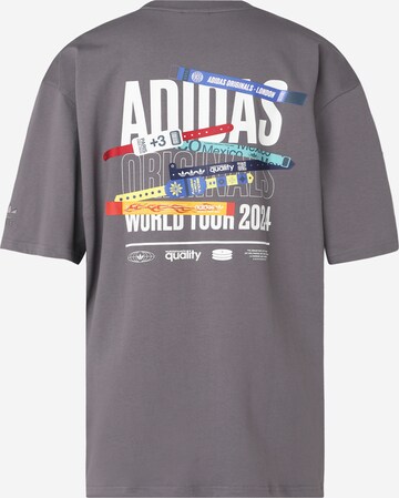 ADIDAS ORIGINALS Camiseta talla grande TOUR BANDS en Gris ABOUT YOU