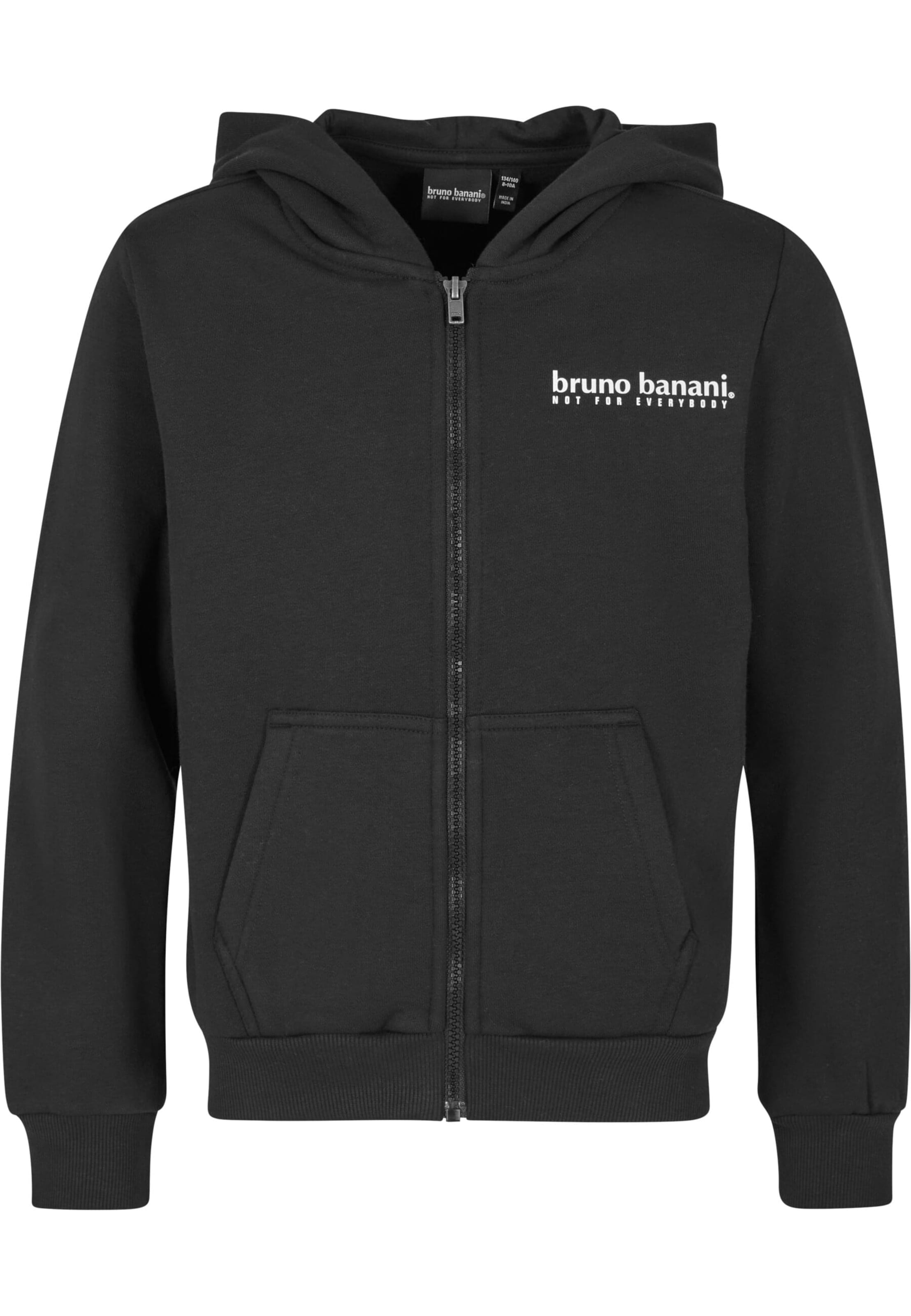 Veste de survêtement Bruno Banani en noir : devant