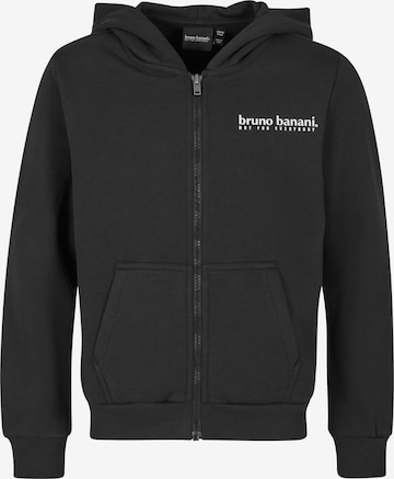 Giacca di felpa di Bruno Banani in nero: frontale