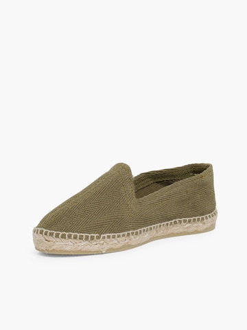 Pisamonas Halbschuh in Grün: Vorderseite