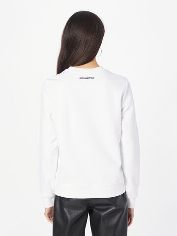 Karl Lagerfeld Sweatshirt 'Ikonik 2.0 Choupette' i hvid